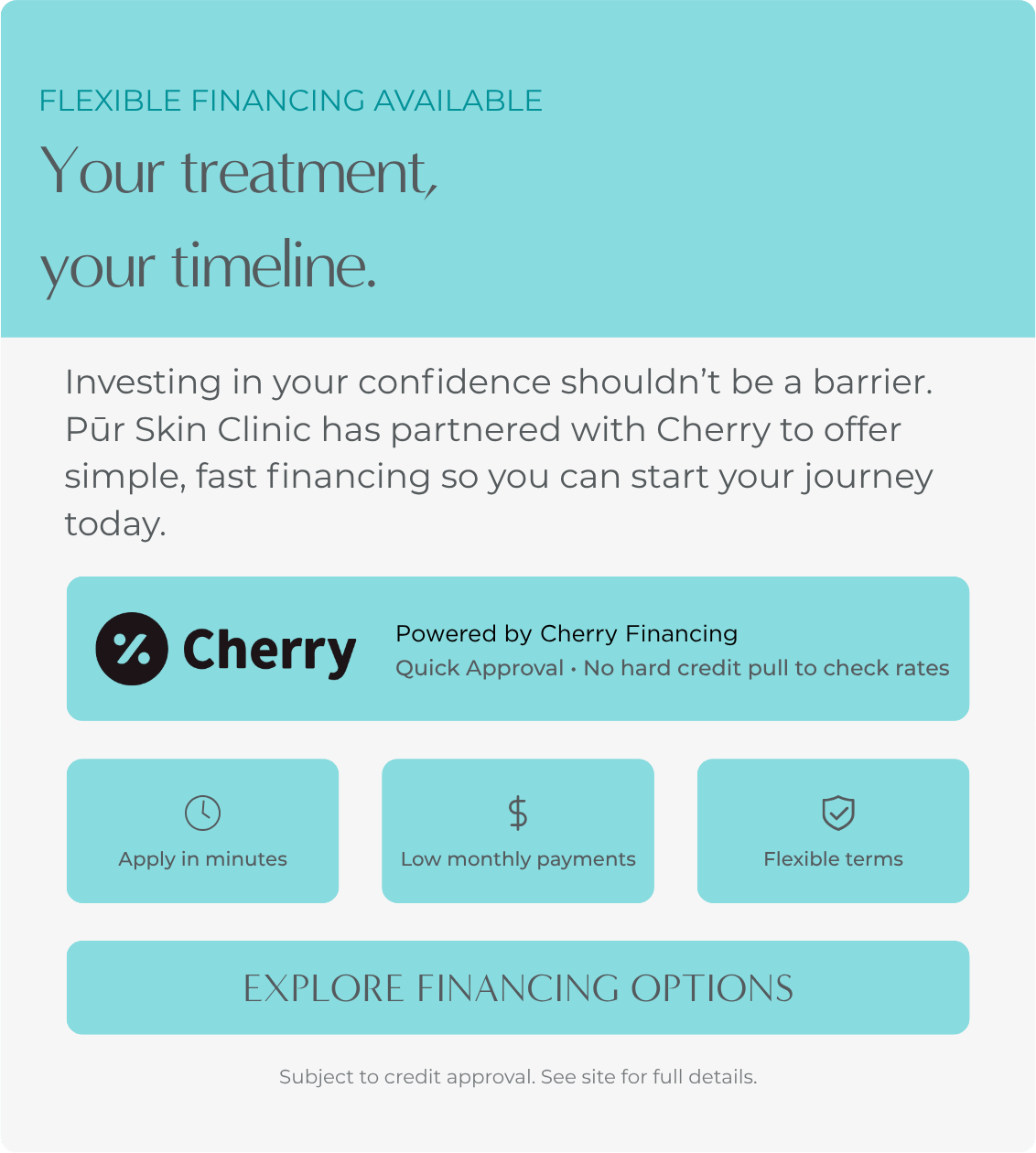 Explore Financing Options